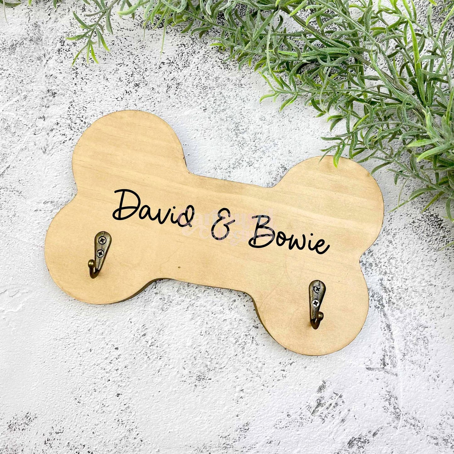 Personalised Dog Bone Leash sign, Pet dog Sign, Pet Owners Gifts, Dog Owners Gifts