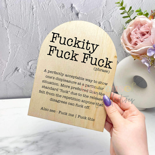 Fuckity fuck fuck Definition prints, funny definitions, great gift ideas, S88