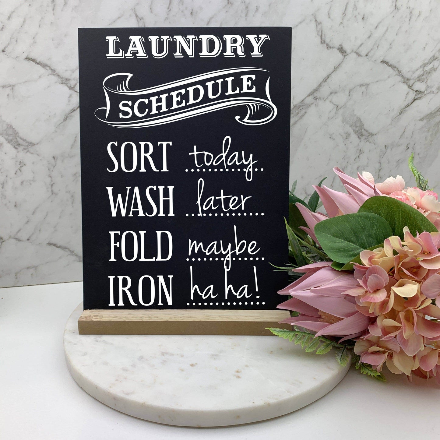 CarrouselCollective Laundry Haha - Custom Chalkboard Sign chalkboards