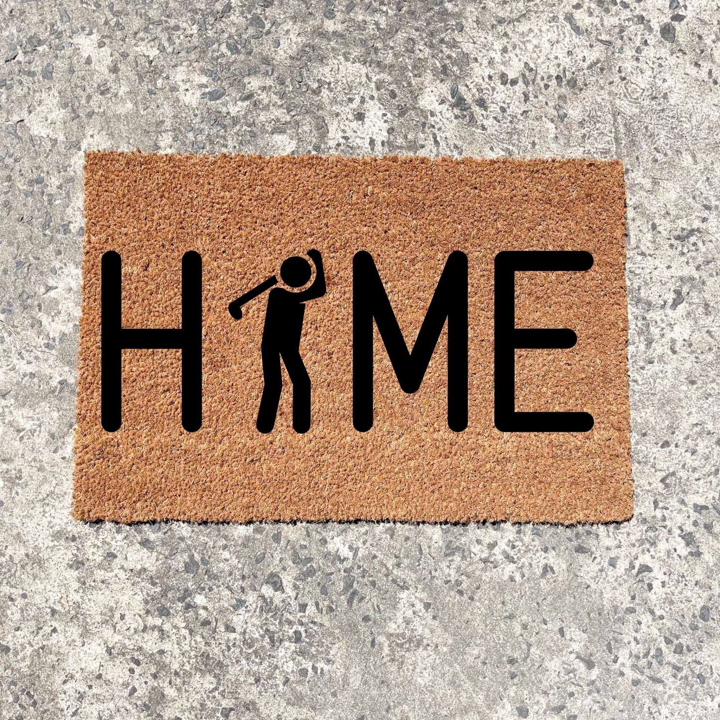 Golf Home doormat, fathers day gift, gifts for him, birthday gift, dad doormat, grandpa doormat