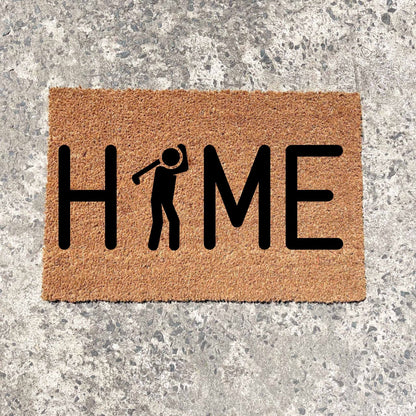 Golf Home doormat, fathers day gift, gifts for him, birthday gift, dad doormat, grandpa doormat