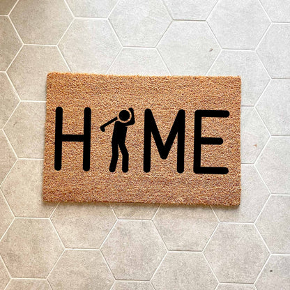 Golf Home doormat, fathers day gift, gifts for him, birthday gift, dad doormat, grandpa doormat