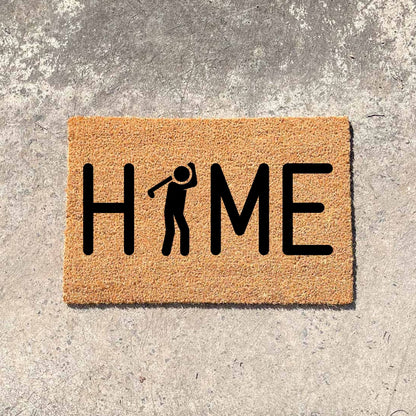 Golf Home doormat, fathers day gift, gifts for him, birthday gift, dad doormat, grandpa doormat