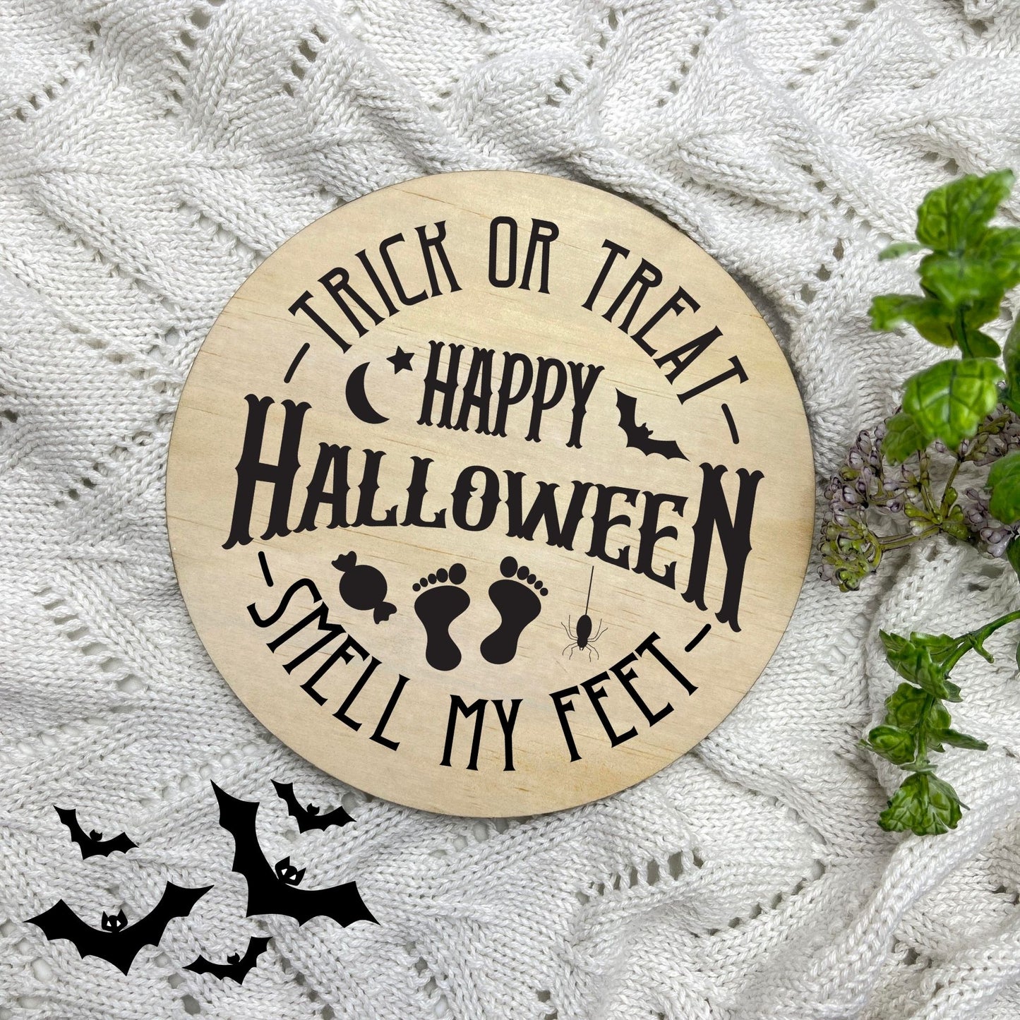 Happy Halloween sign, Halloween Decor, Spooky Vibes, hocus pocus sign, trick or treat decor, haunted house h13