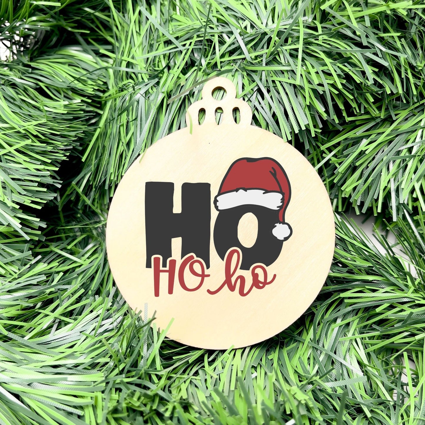 Ho Ho Ho bauble, christmas ornament, christmas bauble, ornament, family ornament