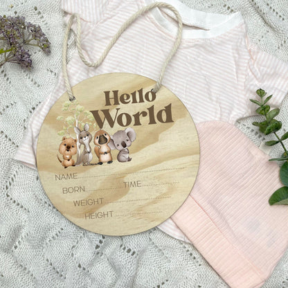 Birth announcement sign, baby birth sign, personalised baby plaque, birth plaque, newborn gift