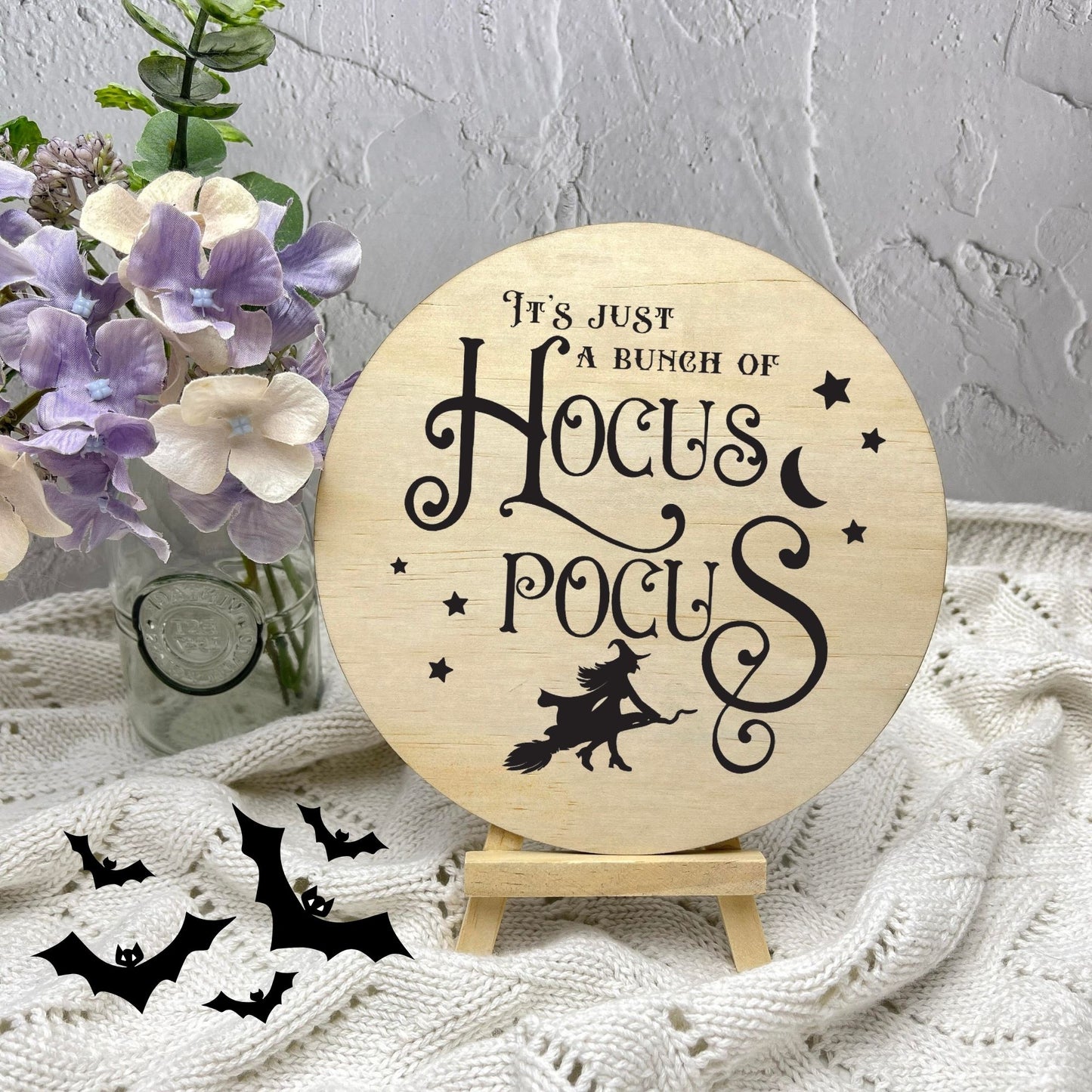 Hocus Pocus sign, Halloween Decor, Spooky Vibes, hocus pocus sign, trick or treat decor, haunted house h52