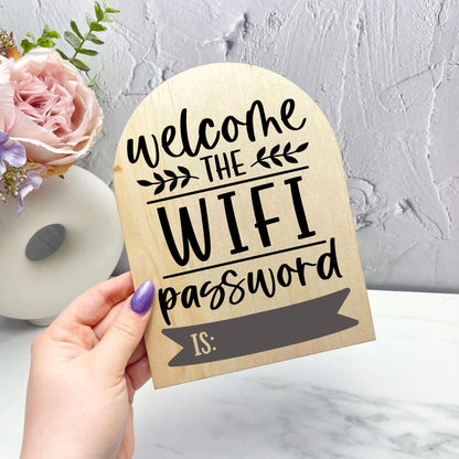 Welcome Wifi Chalkboard, Wifi sign, fill in wifi board, airbnb sign, home wifi