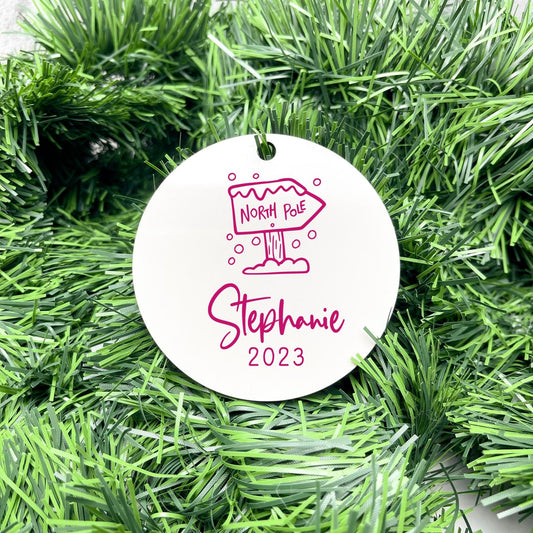 Personalised Name bauble, christmas ornament, christmas bauble, personalised ornament, family ornament