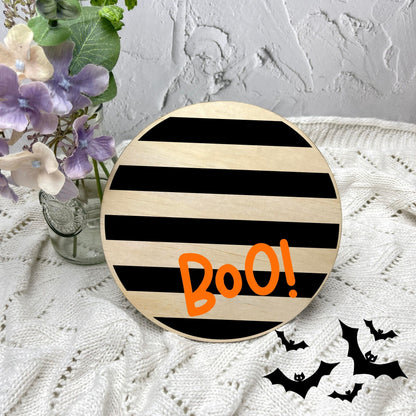 Boo! sign, Halloween Decor, Spooky Vibes, hocus pocus sign, trick or treat decor, haunted house h40