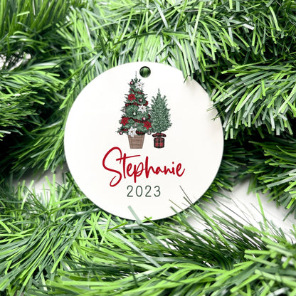 Personalised Name bauble, christmas ornament, christmas bauble, personalised ornament, family ornament