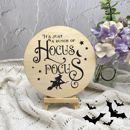 Hocus Pocus sign, Halloween Decor, Spooky Vibes, hocus pocus sign, trick or treat decor, haunted house h52