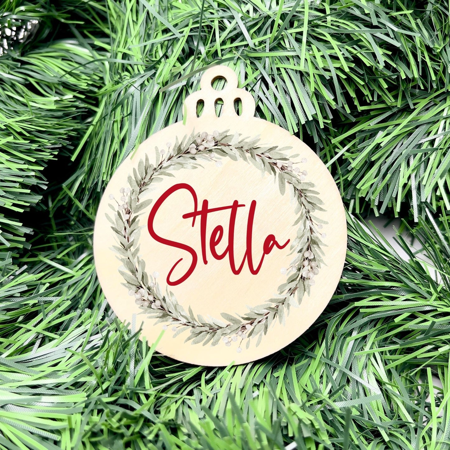 Personalised Name bauble, christmas ornament, christmas bauble, personalised ornament, family ornament