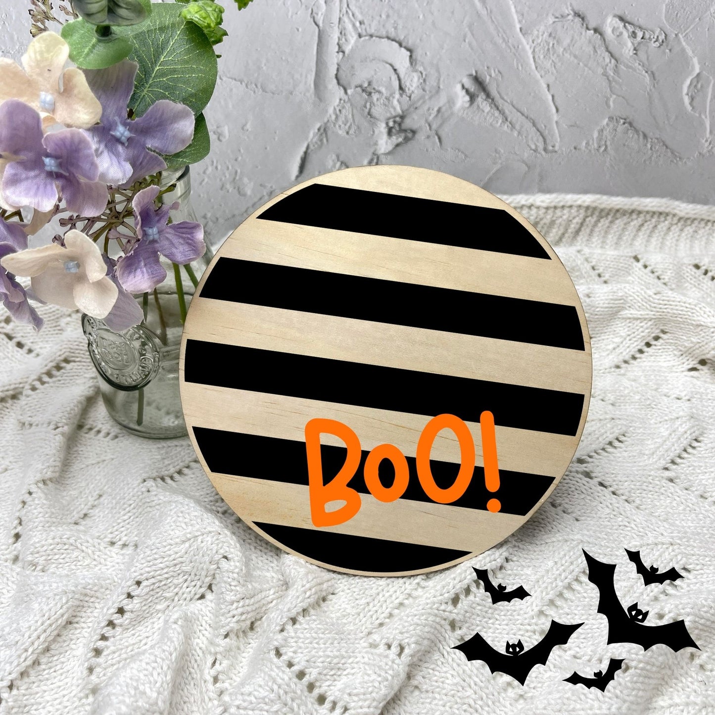 Boo! sign, Halloween Decor, Spooky Vibes, hocus pocus sign, trick or treat decor, haunted house h40