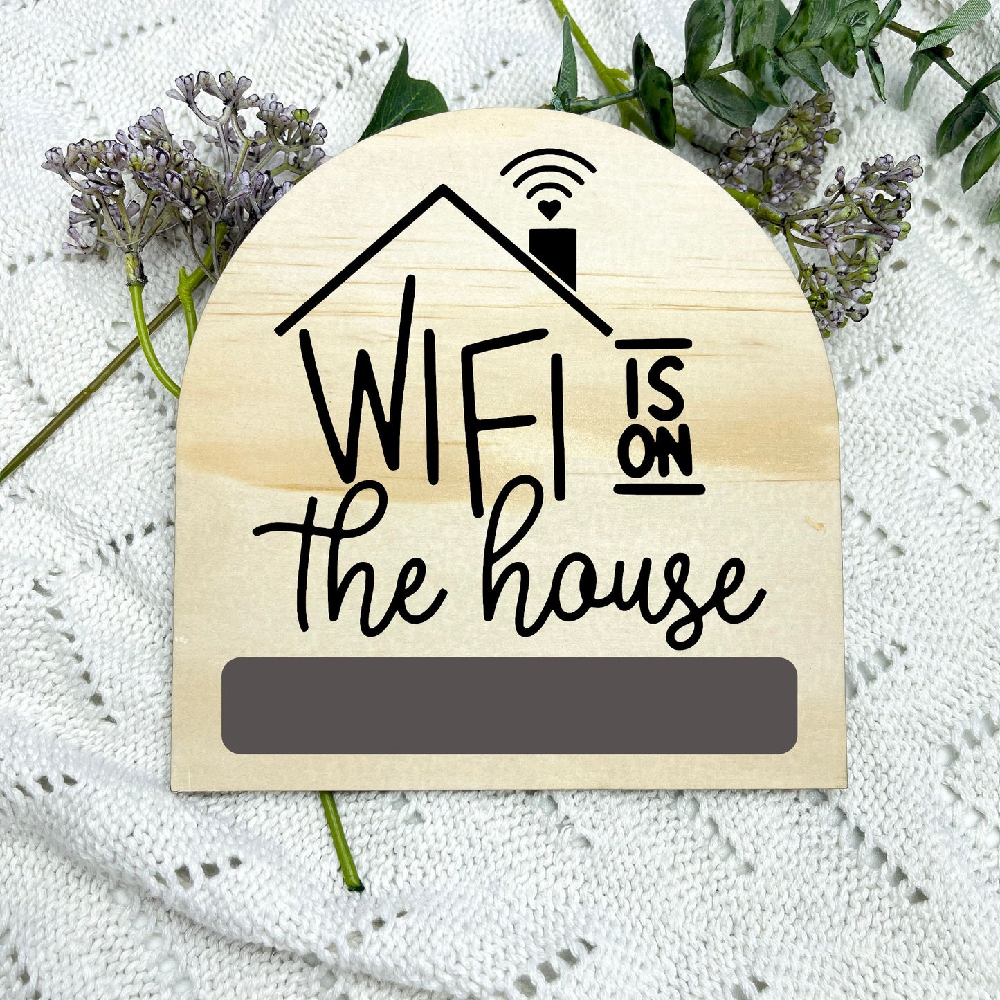 Welcome Wifi Chalkboard, Wifi sign, fill in wifi board, airbnb sign, home wifi