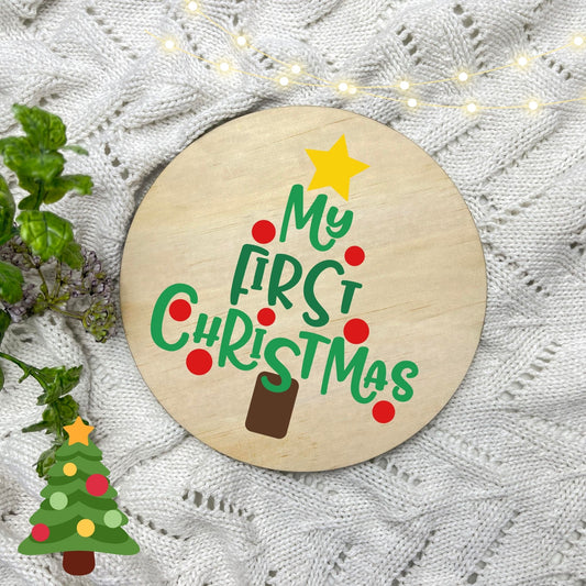 First Christmas Sign, Seasonal Decor, Holidays decor, Christmas Decor, festive decorations c2