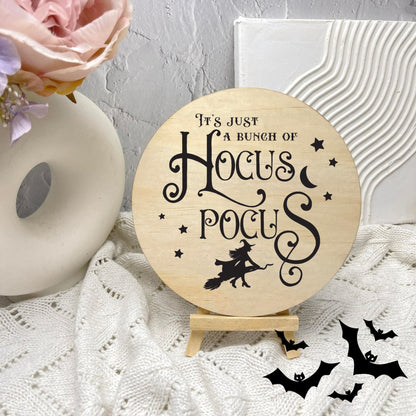 Hocus Pocus sign, Halloween Decor, Spooky Vibes, hocus pocus sign, trick or treat decor, haunted house h52