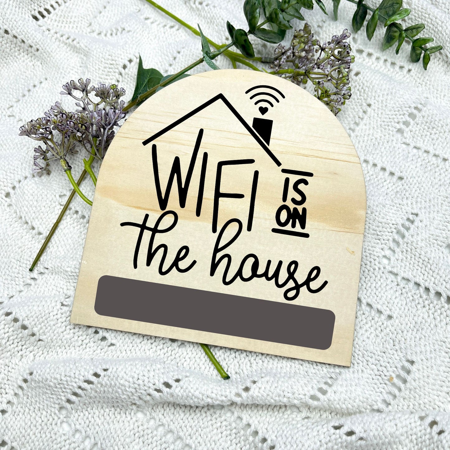 Welcome Wifi Chalkboard, Wifi sign, fill in wifi board, airbnb sign, home wifi