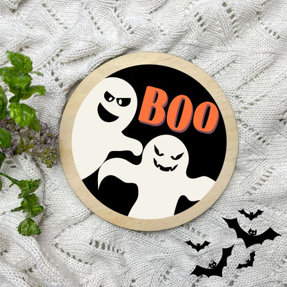 Boo! sign, Halloween Decor, Spooky Vibes, hocus pocus sign, trick or treat decor, haunted house h44