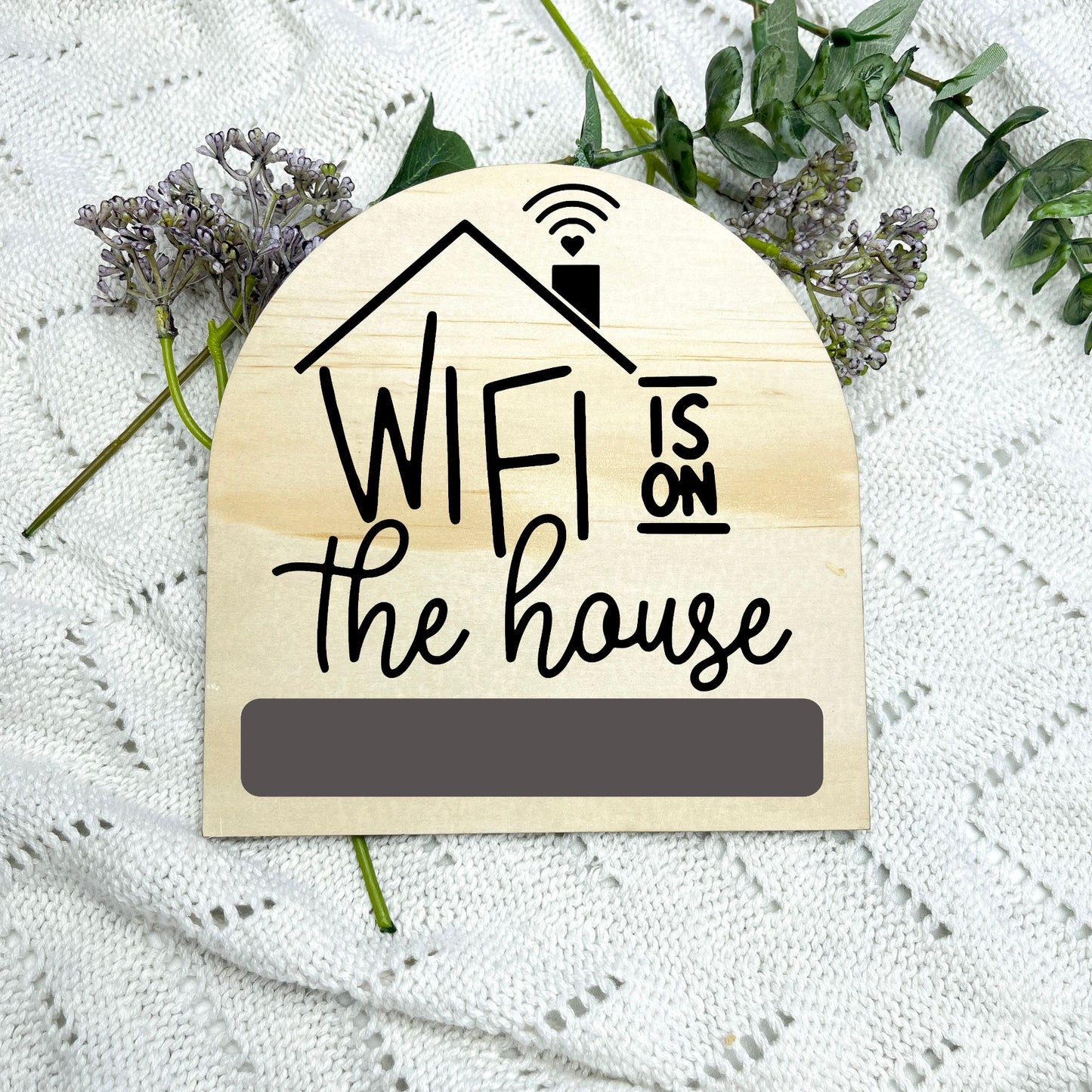 Welcome Wifi Chalkboard, Wifi sign, fill in wifi board, airbnb sign, home wifi