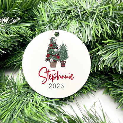 Personalised Name bauble, christmas ornament, christmas bauble, personalised ornament, family ornament
