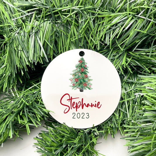 Personalised Name bauble, christmas ornament, christmas bauble, personalised ornament, family ornament