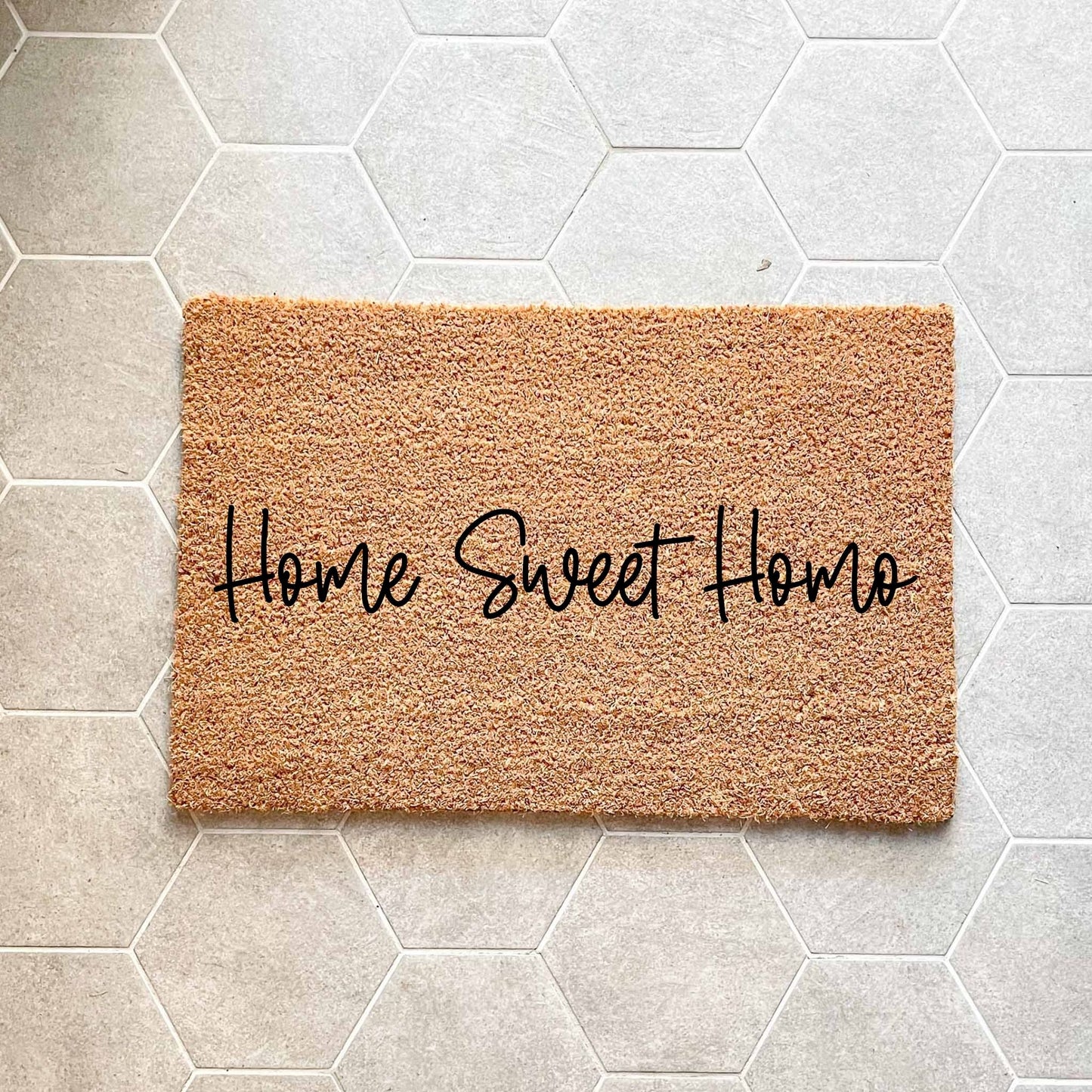 Home Sweet Homo doormat, unique doormat, custom doormat, personalised doormat