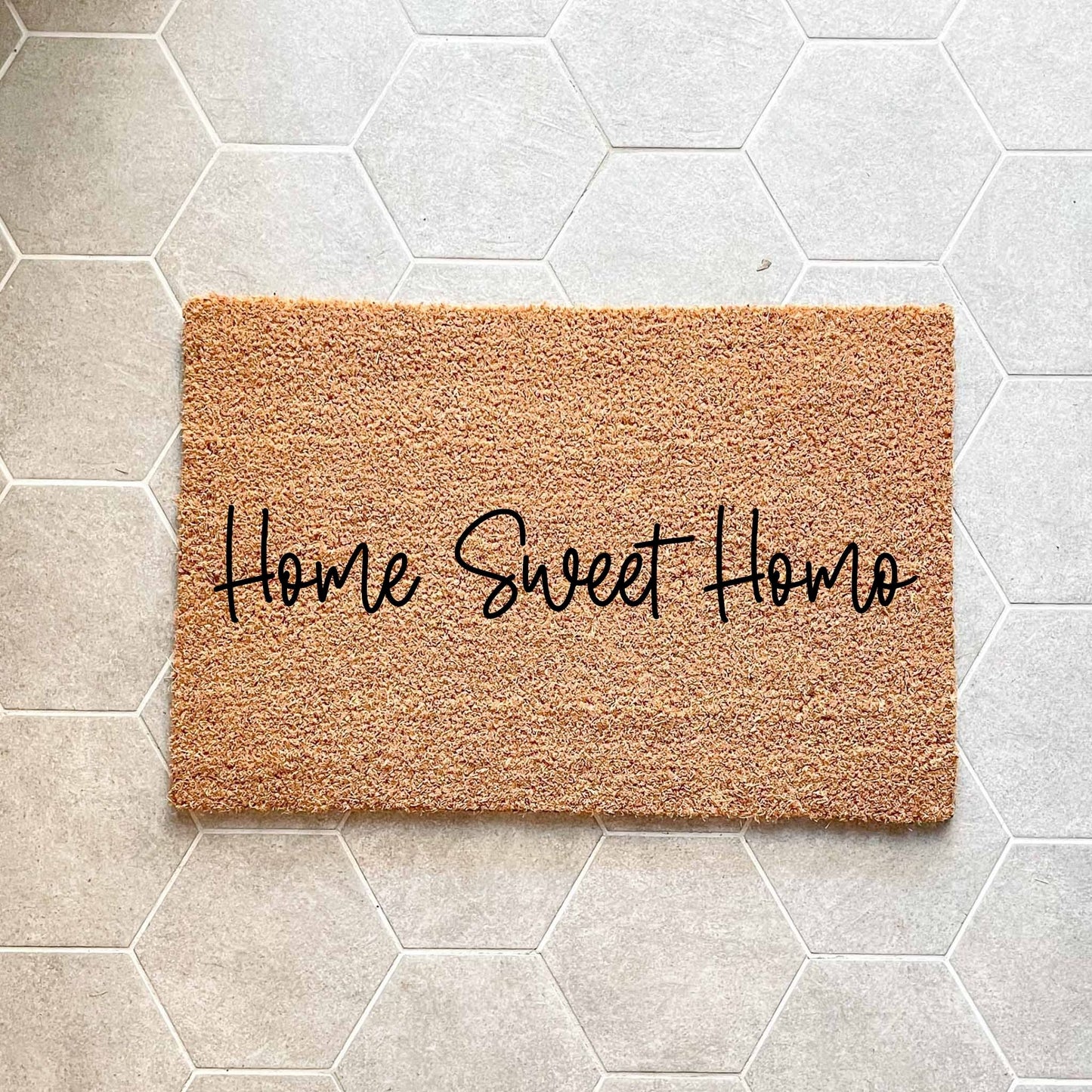 Home Sweet Homo doormat, unique doormat, custom doormat, personalised doormat