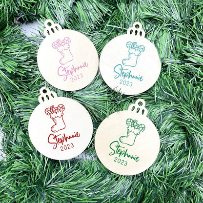 Personalised Name bauble, christmas ornament, christmas bauble, personalised ornament, family ornament