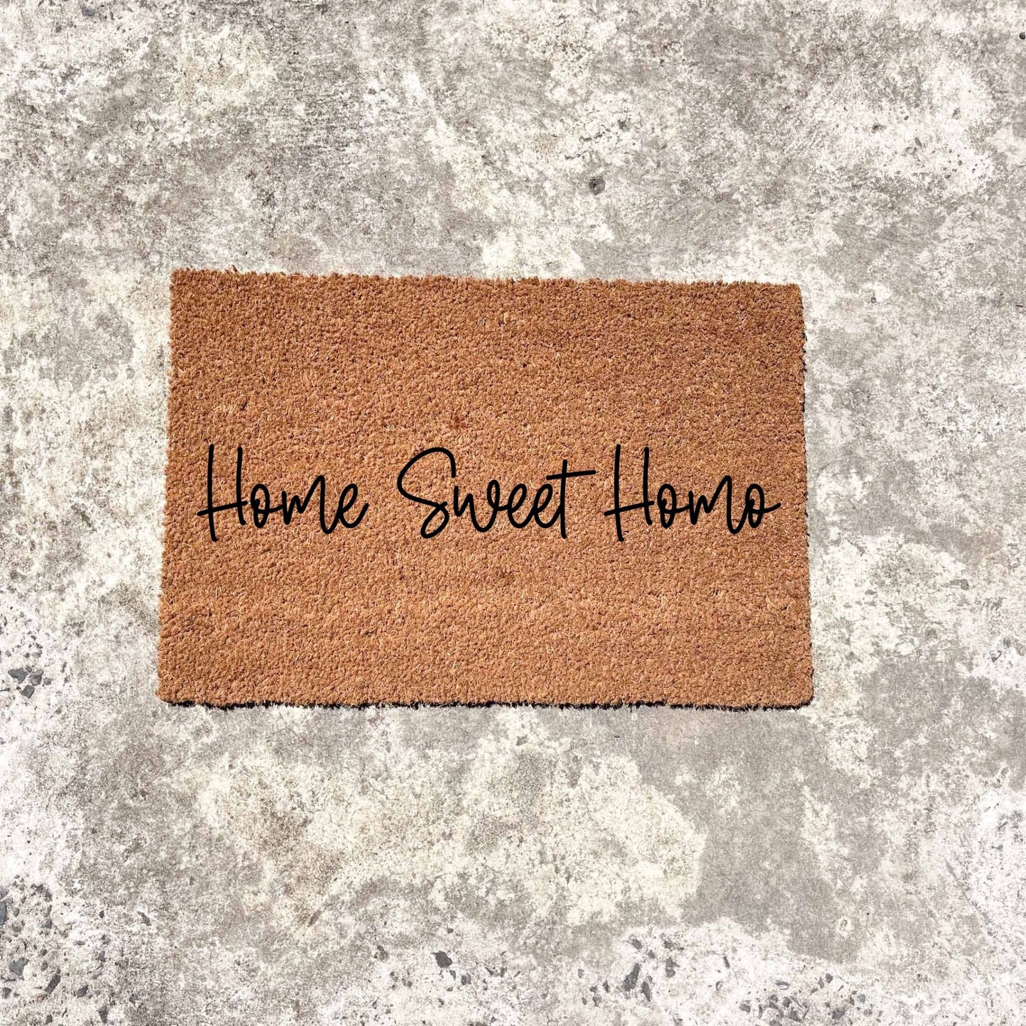 Home Sweet Homo doormat, unique doormat, custom doormat, personalised doormat