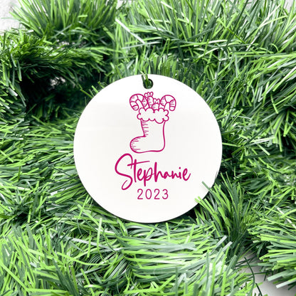 Personalised Name bauble, christmas ornament, christmas bauble, personalised ornament, family ornament