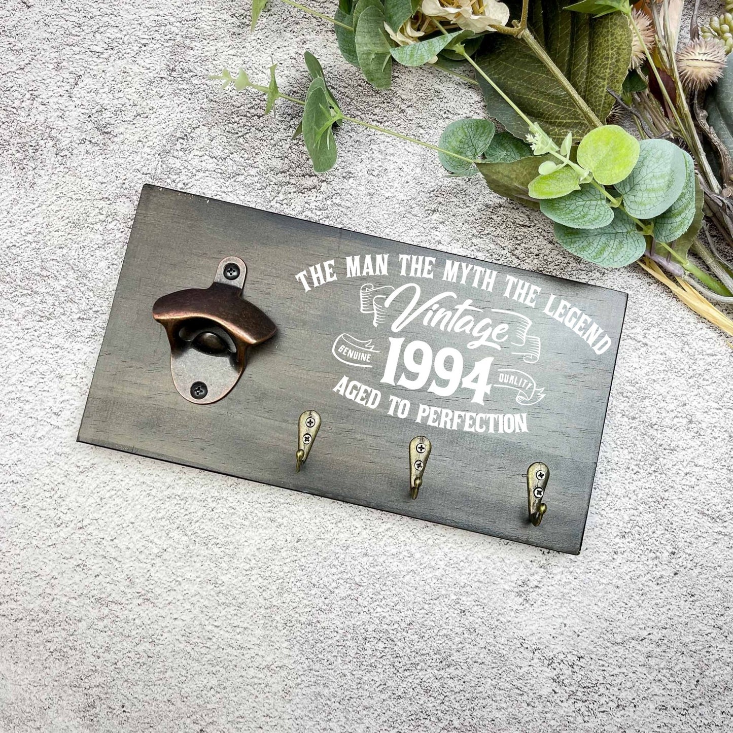 The man the myth the legend 30th Birthday beer sign, 1993 beer sign gift, 1994 birthday, 30th celebration, bottle opener sign