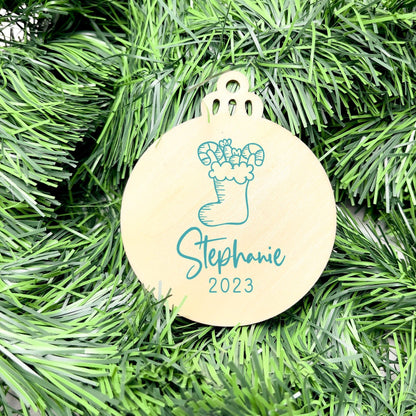 Personalised Name bauble, christmas ornament, christmas bauble, personalised ornament, family ornament