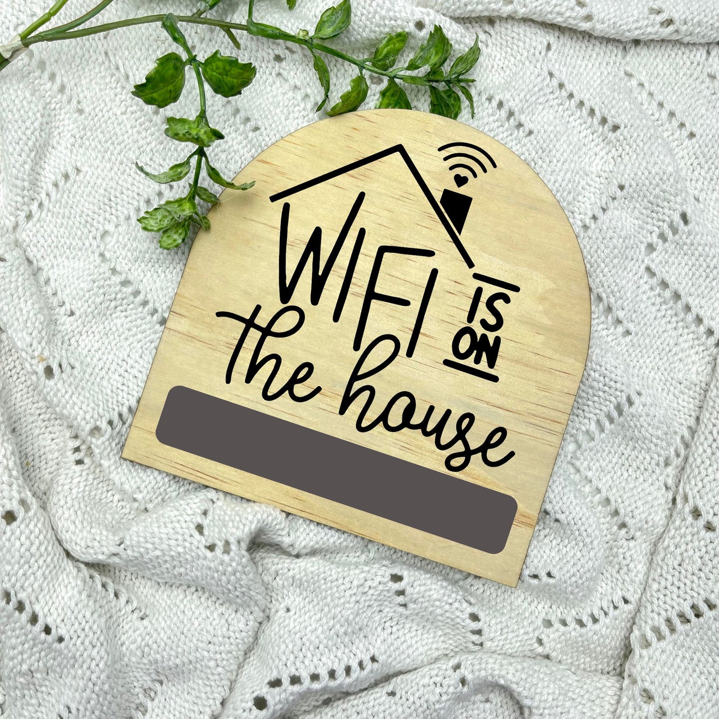 Welcome Wifi Chalkboard, Wifi sign, fill in wifi board, airbnb sign, home wifi