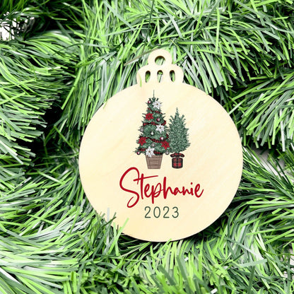 Personalised Name bauble, christmas ornament, christmas bauble, personalised ornament, family ornament