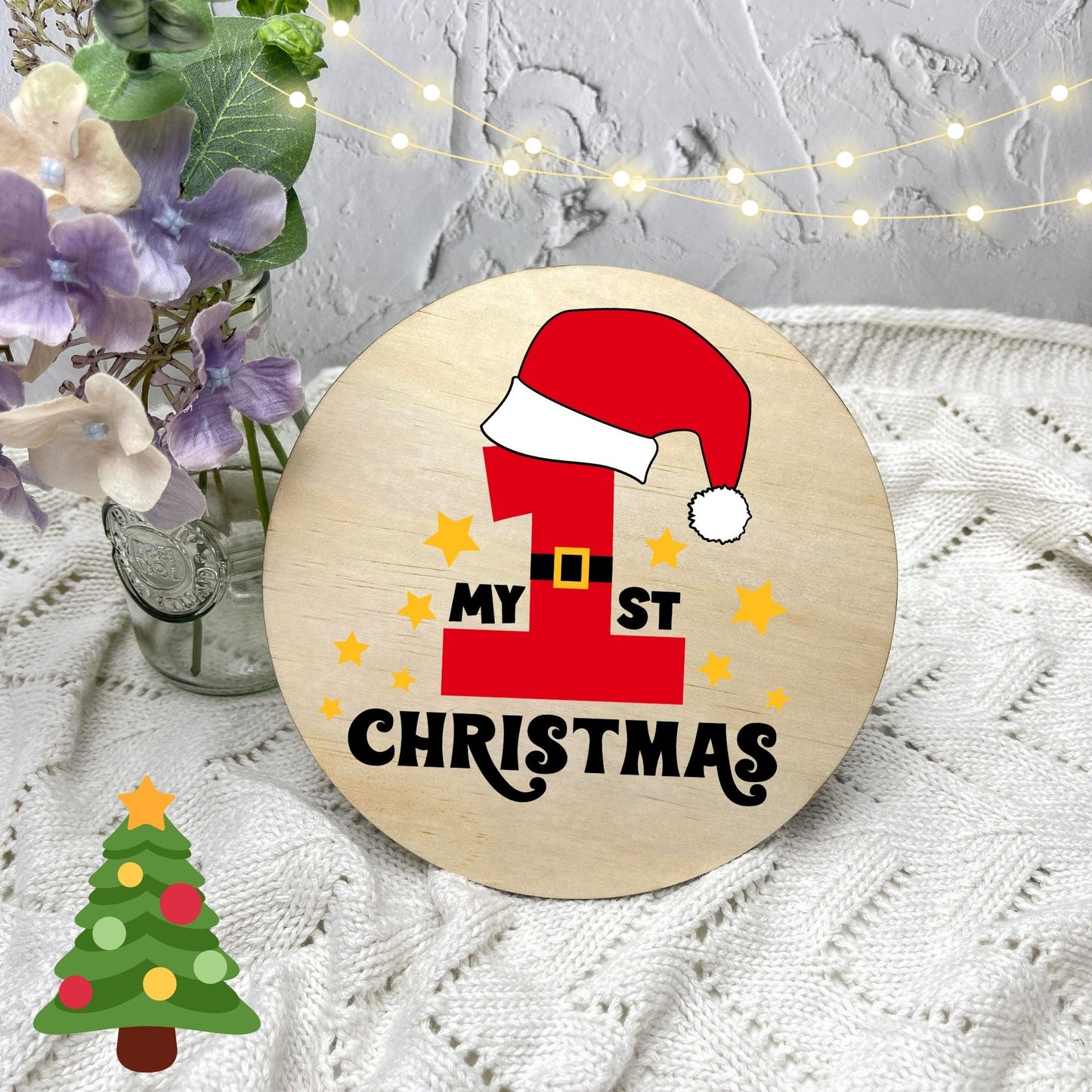 First Christmas Sign, Seasonal Decor, Holidays decor, Christmas Decor, festive decorations c3