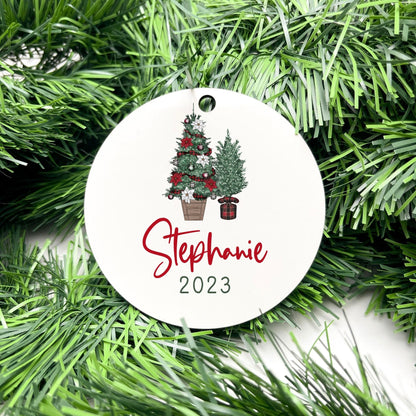 Personalised Name bauble, christmas ornament, christmas bauble, personalised ornament, family ornament