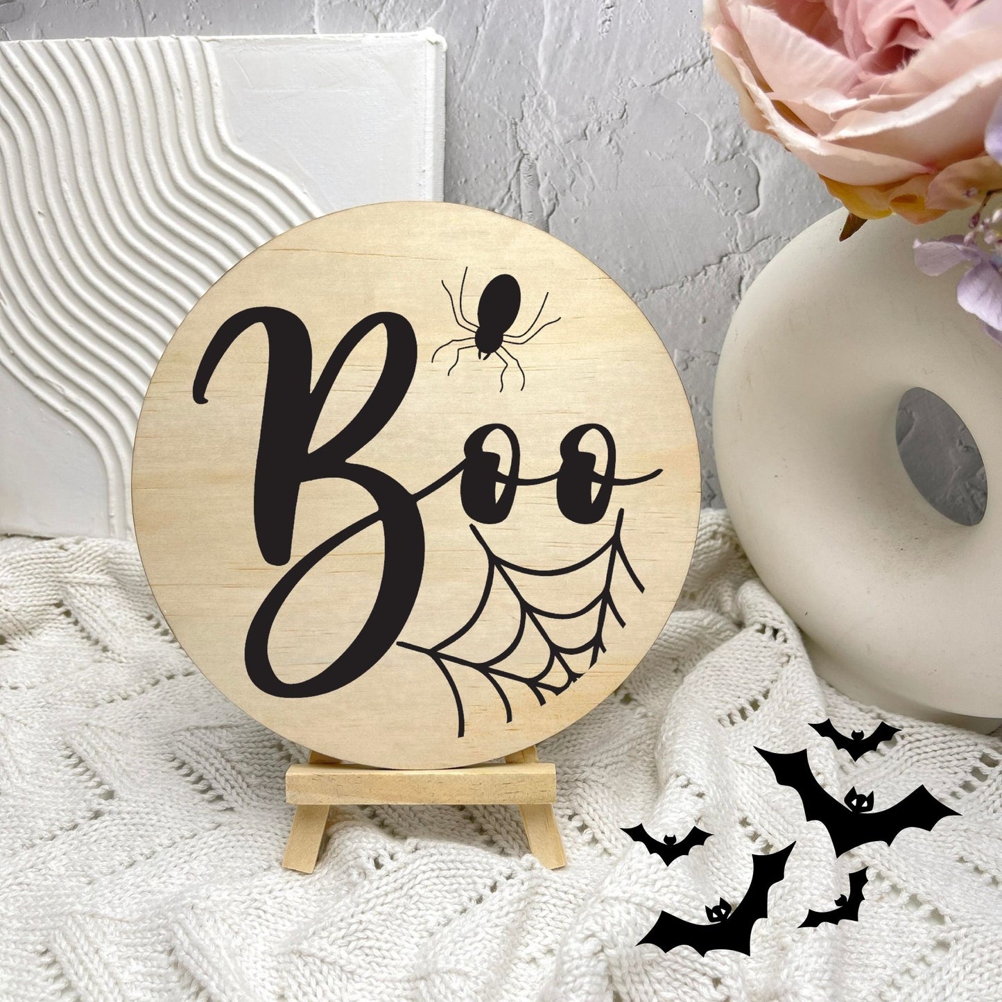 Boo! sign, Halloween Decor, Spooky Vibes, hocus pocus sign, trick or treat decor, haunted house h24
