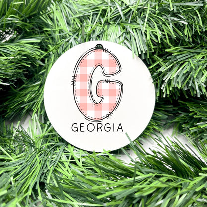 Personalised Name bauble, christmas ornament, christmas bauble, personalised ornament, family ornament
