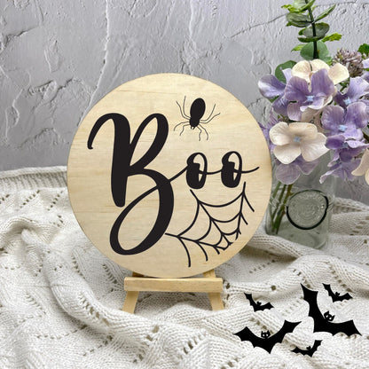 Boo! sign, Halloween Decor, Spooky Vibes, hocus pocus sign, trick or treat decor, haunted house h24