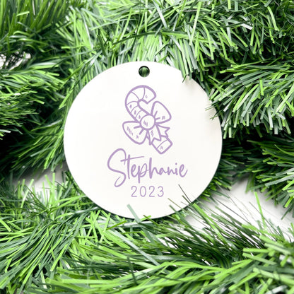 Personalised Name bauble, christmas ornament, christmas bauble, personalised ornament, family ornament