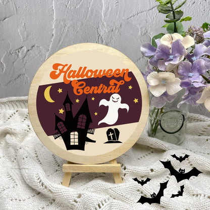 Halloween general sign, Halloween Decor, Spooky Vibes, hocus pocus sign, trick or treat decor, haunted house h26
