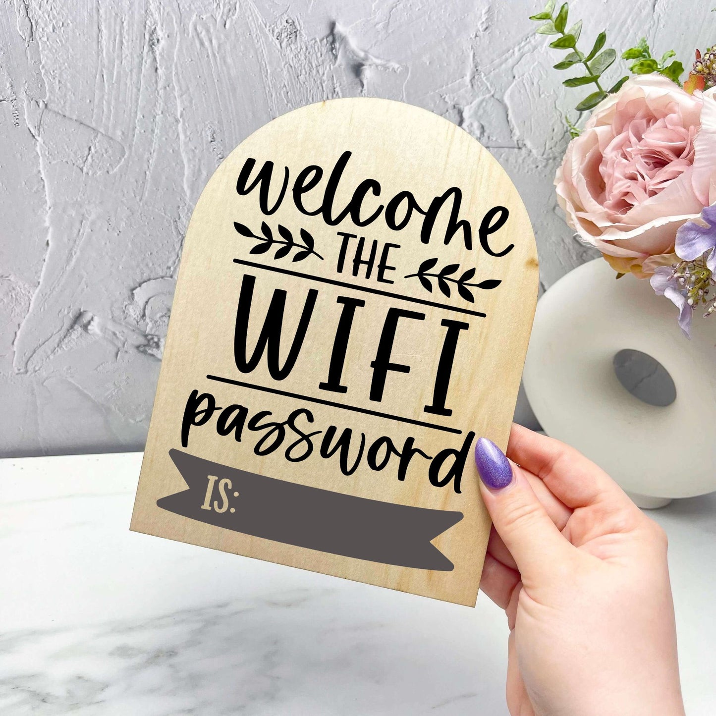 Welcome Wifi Chalkboard, Wifi sign, fill in wifi board, airbnb sign, home wifi