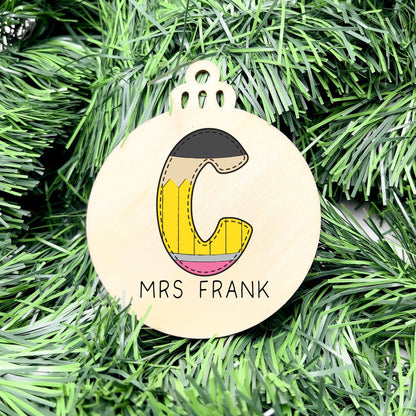 Personalised Name bauble, christmas ornament, christmas bauble, personalised ornament, family ornament