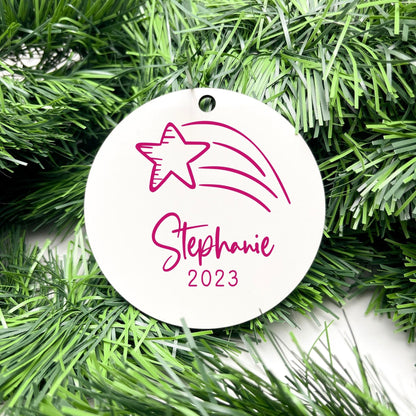 Personalised Name bauble, christmas ornament, christmas bauble, personalised ornament, family ornament