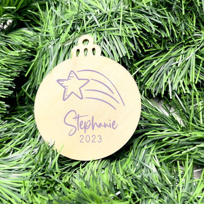 Personalised Name bauble, christmas ornament, christmas bauble, personalised ornament, family ornament