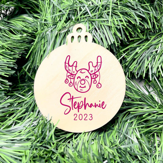 Personalised Name bauble, christmas ornament, christmas bauble, personalised ornament, family ornament