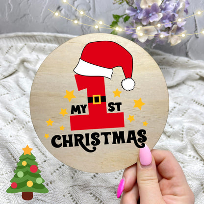 First Christmas Sign, Seasonal Decor, Holidays decor, Christmas Decor, festive decorations c3