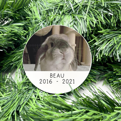 Personalised Photo Name bauble, christmas ornament, christmas bauble, personalised ornament, family ornament