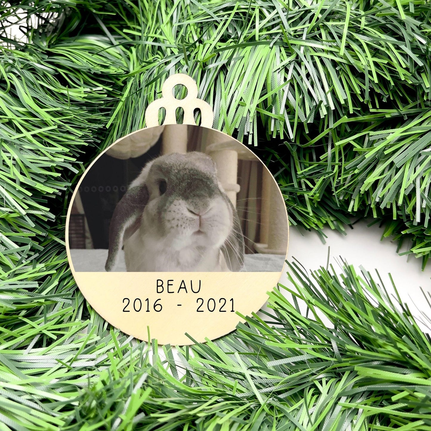 Personalised Photo Name bauble, christmas ornament, christmas bauble, personalised ornament, family ornament